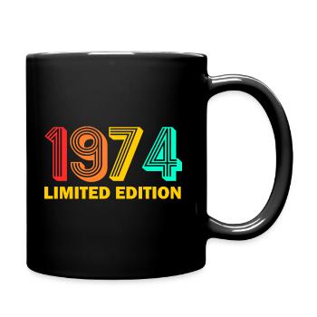 1974 born Born 1974 Gift Birthday - Full Colour Mug - black - Right