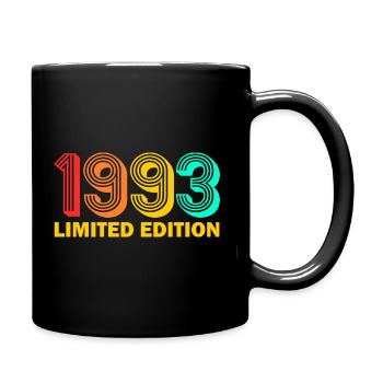 1993 né Né 1993 Cadeau Anniversaire - Mug uni - noir - Droite