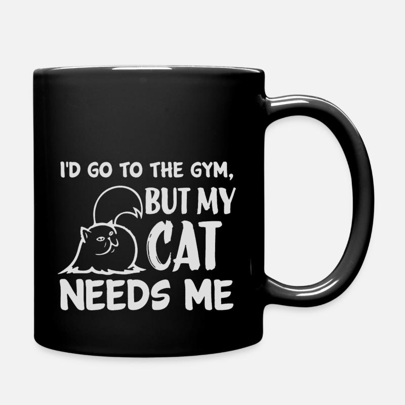 Chat und Sport - Tasse einfarbig - Schwarz