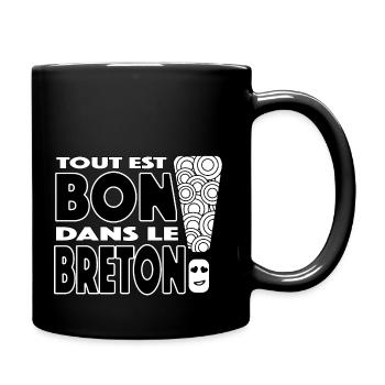 Tout est bon dans le breton - Mug uni - noir - Droite