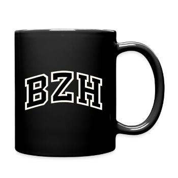 Das BZH - Tasse einfarbig - Schwarz - Rechts