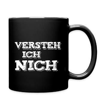 Chemise « Je ne comprends pas », sarcastique et drôle. - Mug uni - noir - Droite