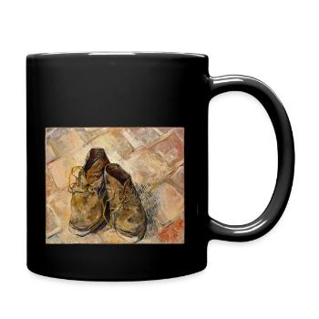 Vincent van Gogh Shoes - Full Colour Mug - black - Right