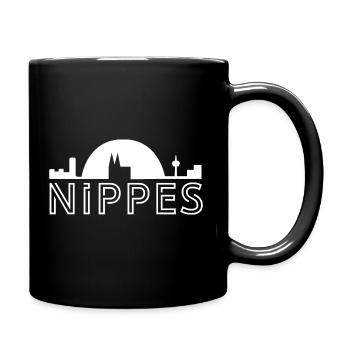 Köln Nippes Veedelstuff - T-Shirts & mehr - Tasse einfarbig - Schwarz - Rechts