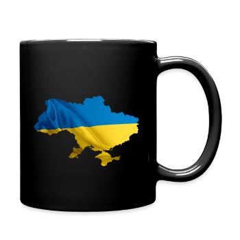 Ukrainian country - Full Colour Mug - black - Right