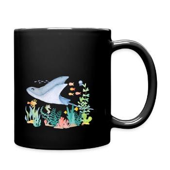 Ray Sea - Full Colour Mug - black - Right