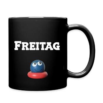 Freitag - Tasse einfarbig - Schwarz - Rechts