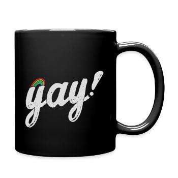Yay Gay - Mug uni - noir - Droite