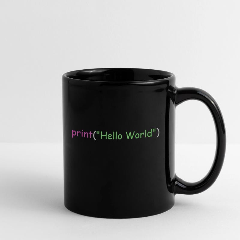 Hello World programmation Python C++ C # Mug uni