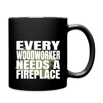 americas funny carpenter quotes jokes - Tasse einfarbig - Schwarz - Rechts