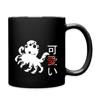 Octopus - Tasse einfarbig - Schwarz - Rechts