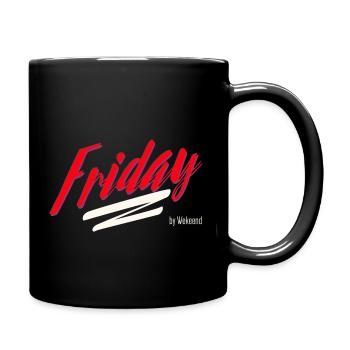 Friday Design - Tasse einfarbig - Schwarz - Rechts