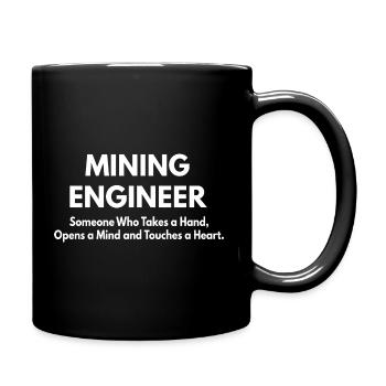 Mining Engineer - Full Colour Mug - black - Right