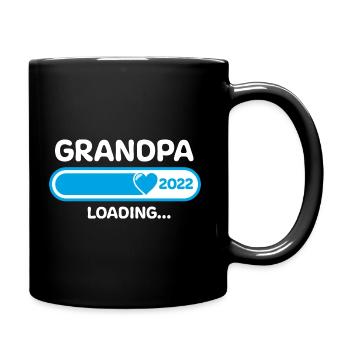 Grandpa Grandfather Congratulations - Full Colour Mug - black - Right