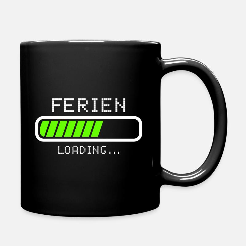 Ferien Sommerurlaub Winterurlaub Geschenkideen - Tasse einfarbig - Schwarz