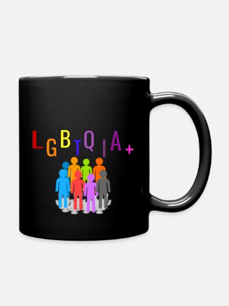 LGBTQIA+ - Mug uni - noir