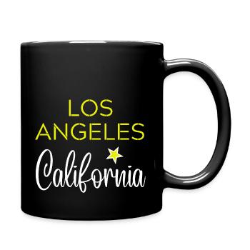 Los Angeles California - Mug uni - noir - Droite