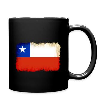 Chile - Tasse einfarbig - Schwarz - Rechts