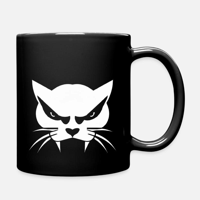 Bad Cat - Full Colour Mug - black