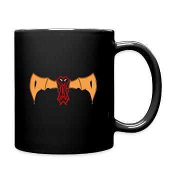 Tribal Fledermaus2 - Tasse einfarbig - Schwarz - Rechts