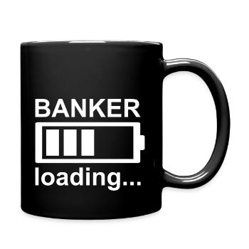 Banker Apprenticeship Bank Studies Bank Clerk - Full Colour Mug - black - Right