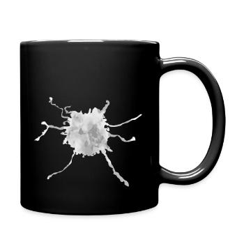 Birdshit - fientes d’oiseaux - Mug uni - noir - Droite