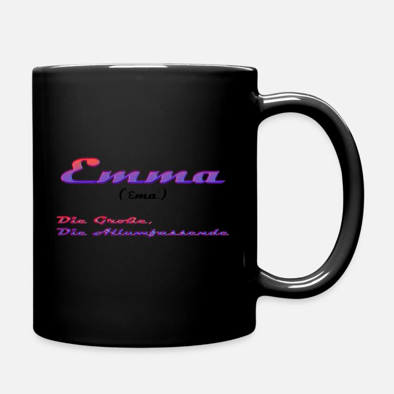 Emma - Full Colour Mug - black