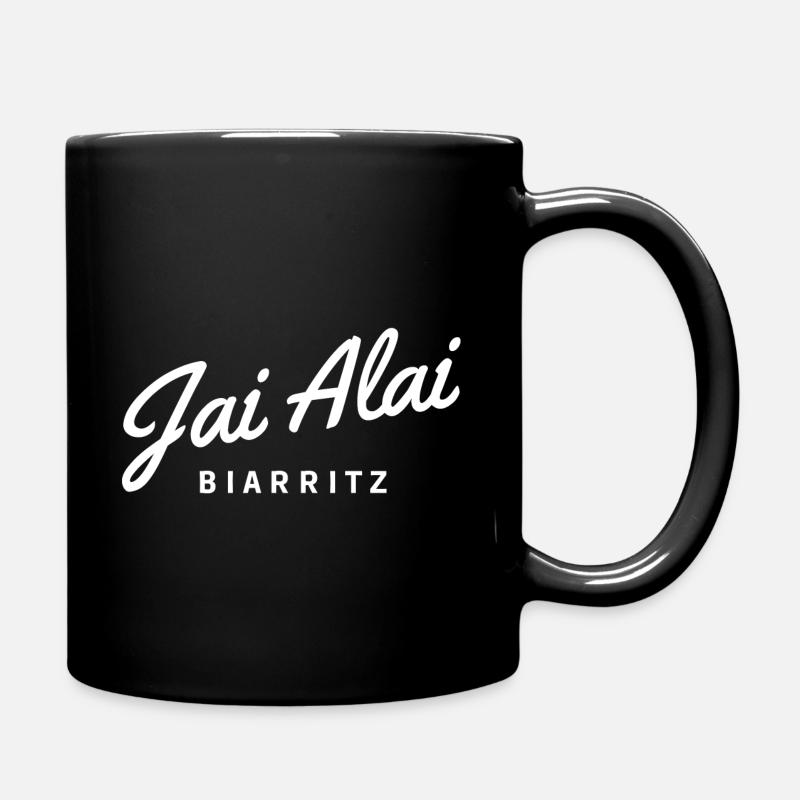 JAI ALAI BIARRITZ – JEU DE PELOTE BASQUE - Mug uni - noir