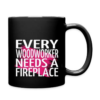 carpenter hoodies and sweatshirts apprentice - Tasse einfarbig - Schwarz - Rechts