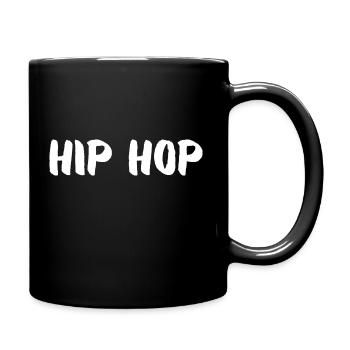 TEE-SHIRT "HIP HOP" - Mug uni - noir - Droite