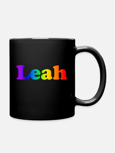 Léa - Mug uni - noir