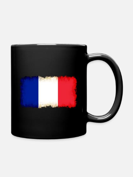Guadeloupe - Tasse einfarbig - Schwarz