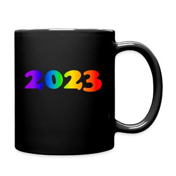 2023 - Tasse einfarbig - Schwarz - Rechts