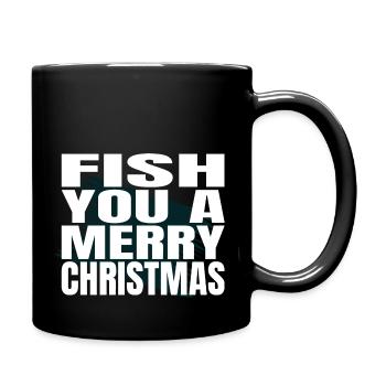 dinosaur tshirt carolina fishing boat - Tasse einfarbig - Schwarz - Rechts