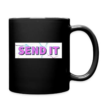 SEND IT Box Logo - Full Colour Mug - black - Right