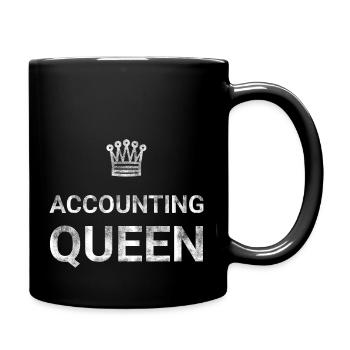 Accounting Queen - Full Colour Mug - black - Right