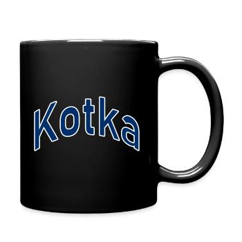 Kotka - Tasse einfarbig - Schwarz - Rechts