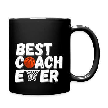 Meilleur entraîneur de basketball, cadeau pour entraîneur - Mug uni - noir - Droite