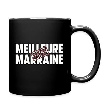 Meilleure marraine - Mug uni - noir - Droite