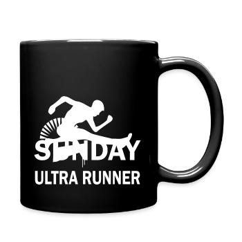Biking Running Marathon Triathlon Bike - Full Colour Mug - black - Right