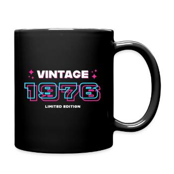 1976 Vintage Year Vintage Gift Idea Retro - Full Colour Mug - black - Right