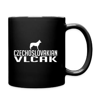 Czechoslovakian Vlcak Hunderasse Hunde Wilsigns - Tasse einfarbig - Schwarz - Rechts