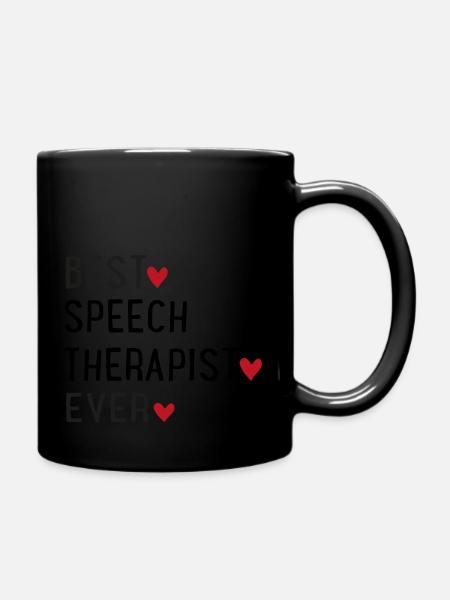 Sprachtherapeut - Tasse einfarbig - Schwarz