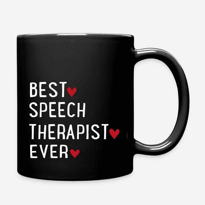 Logopädie - Tasse einfarbig - Schwarz