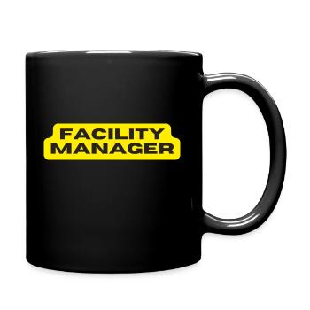 Facility Manager In-house technician Caretaker - Full Colour Mug - black - Right