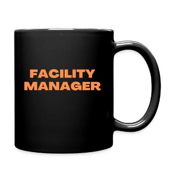 Facility Manager In-house technician Caretaker - Full Colour Mug - black - Right