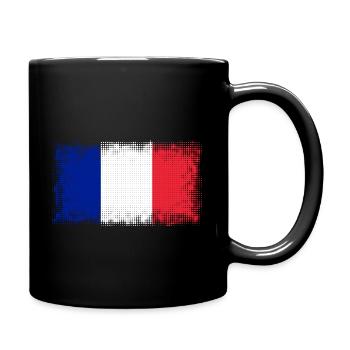 France - Mug uni - noir - Droite