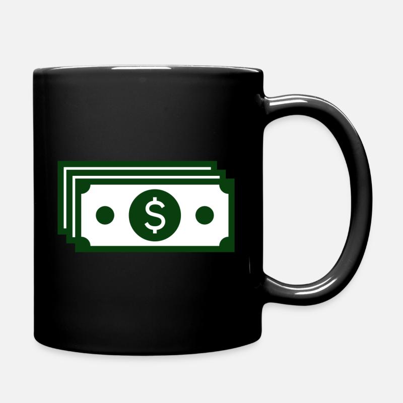 Dollar, Millionär, Geldschein - Tasse einfarbig - Schwarz