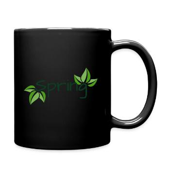 J’aime les vêtements / Frühling - Mug uni - noir - Droite