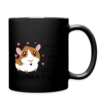 tee-shirt lapin - Mug uni - noir - Droite